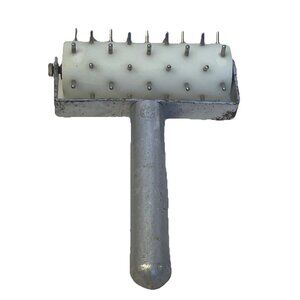 American Metalcraft DD5704 5" Plastic Roller Stainless Steel Dough Docker